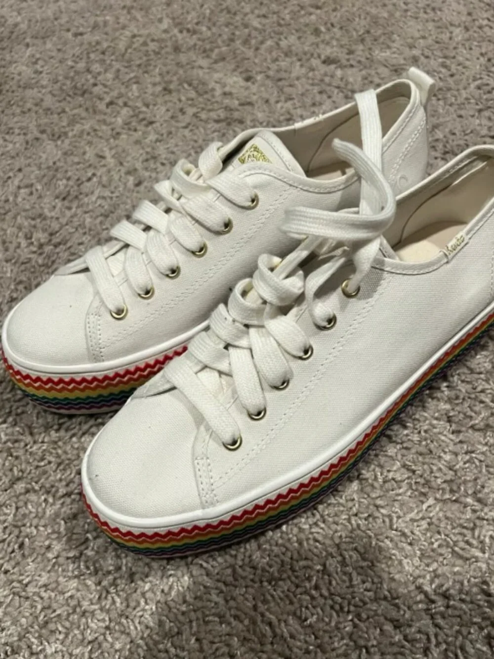 Keds platform colorful rainbow